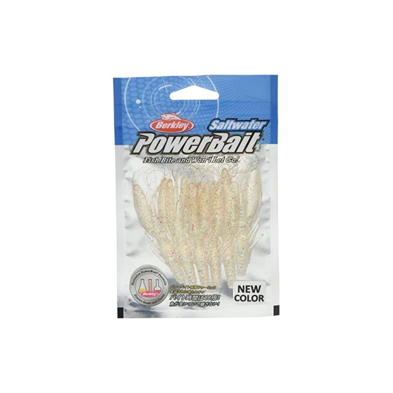 Berkley SW Powerhog 3" Clear Red Hologram Flex MSPH3-CRHF Sea
