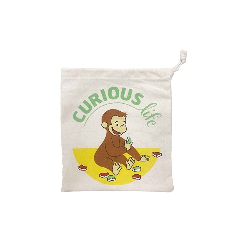 Eye Planning Curious George Drawstring Tote George K7557C