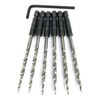 FTG USA Replacement Tapered Countersink Drill Bit Set 6 Pc