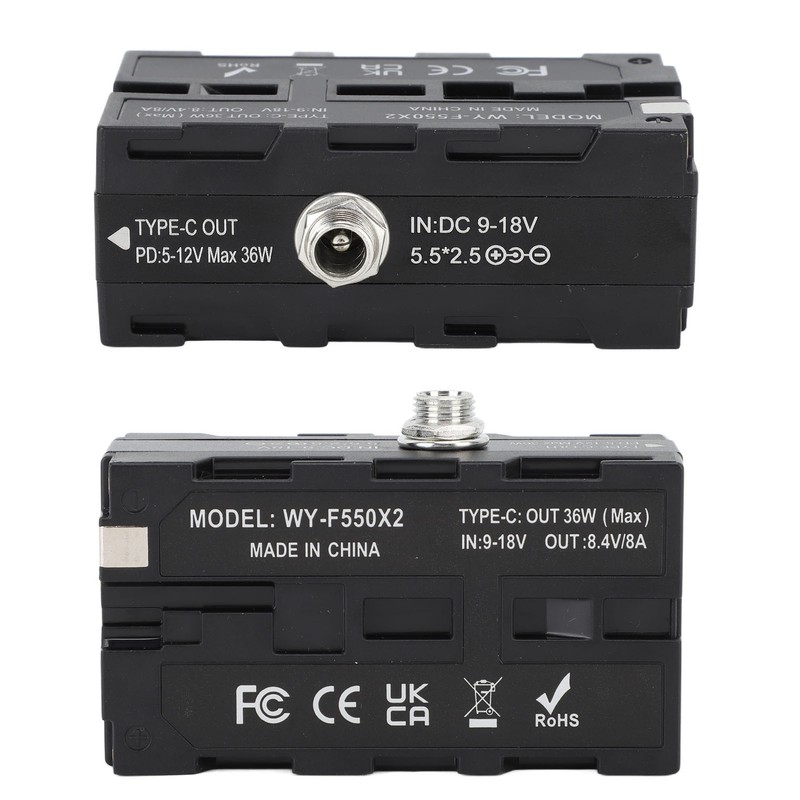Dummy Battery NP F970 F750 F570 F550 DC Coupler Continuous