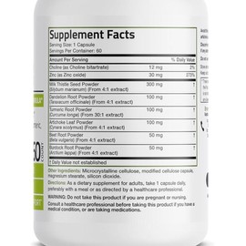 Liver Detox Capsules Healthcare Fitness Supplement Dietary