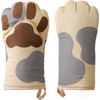 1 Pair Funny Oven Mitts, Cat Claw Mitts, Heat Resistant