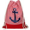 ChamCham Women's Backpack Handbag Fabric Anchor Anchor, red, Rucksack