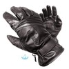Olympia 180 Monsoon Classic Motorcycle Gloves (Black, Large)