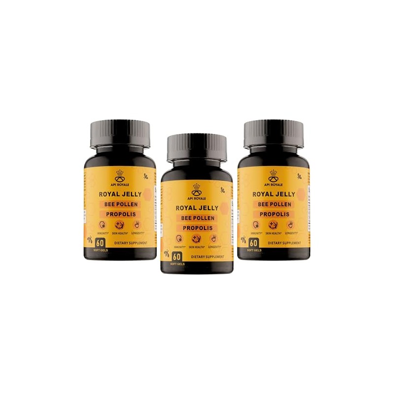 Royal Jelly + Bee Pollen + Propolis – 60 Vegetarian
