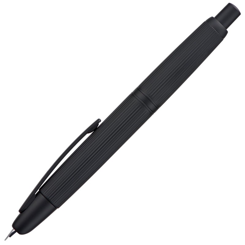 Jinhao 10 Press Matte Black Chrome Retractable Extra Fine Nib