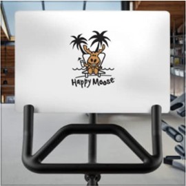 Screen Cover for Indoor Exercise Bikes and Fitness Gear by Happy Moose