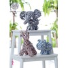 King Cole Giraffe, Hippo & Elephant Cuddly Toys Knitting Pattern