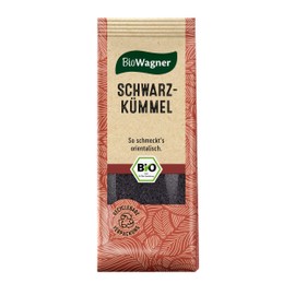 BioWagner - Organic Black Cumin | Ideal for Stews, Meat Dishes and Legumes | Natural Organic Ingredients | Recyclable Packaging | 50 g