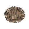 Creative Co-Op Coastal Driftwood Oval, Natural Decorative Tray