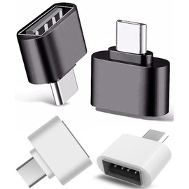 USB-C Female to USB 3.0 Male OTG (2Pack) Compatible with Motorola Razr 40 Plus Charging Pass-THRUE Multi-Use OTG Adapter on 100+ Items Like Keyboard,Drives,Mice,SD Cards,More!