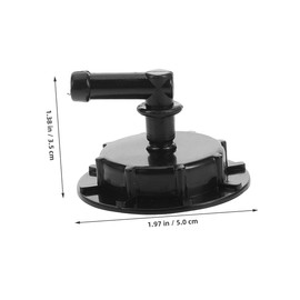 FELTECHELECTR Radiator Overflow Cap 2pcs Plastic Coolant Reservoir Cap