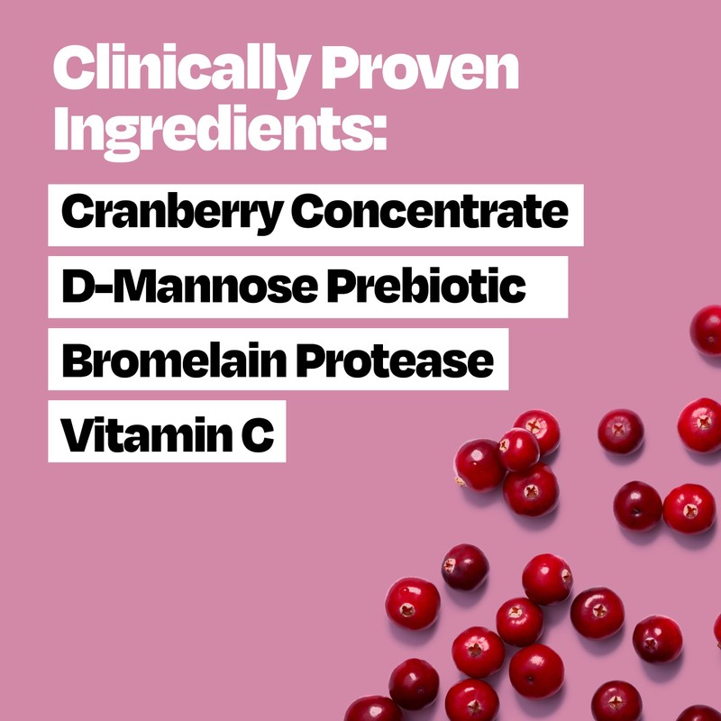 Cystex Urinary Tract Infection Support & Prevention, Cranberry Prebiotic Supplement
