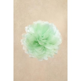 BABEYOND Fascinators Hats for Women - Tea Party Kentucky Fascinator Derby Hat Mesh Flower Fluffy Headband with Hair Clip Light Green