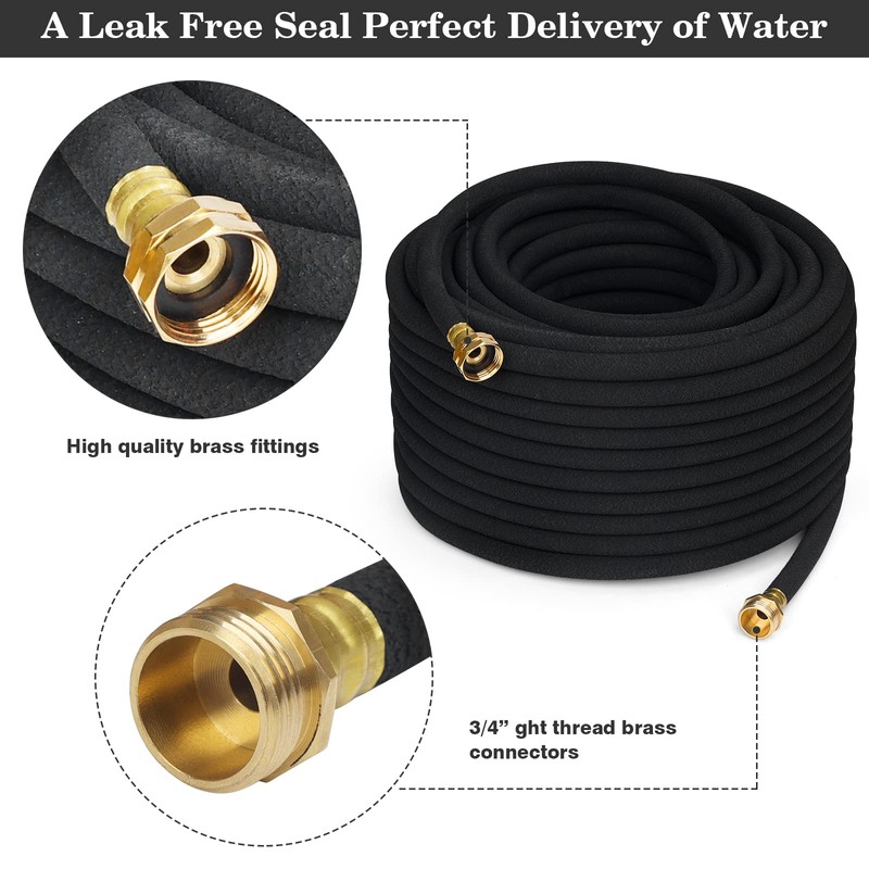 MHMHM 1/2" Soaker Hose for Garden Drip Hose Irrigation System