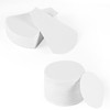 Pack of 88 Paper Piecing Stencils, White Funnel Shaped and