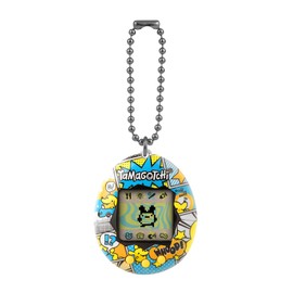 Bandai Tamagotchi Original Pochitchi Comic Book Shell | Tamagotchi Original Cyber Pet 90s Adults and Kids Toy with Chain | Retro Virtual Pets are Great Boys and Girls Toys or Gifts for Ages 8+