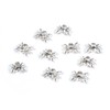 BeeSpring 10pcs 3D Spider with Rhinestones Nail Art Glitters DIY