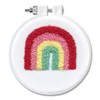 Design Works Crafts Inc. Rainbow Punch Needle Kit, White