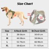 HEELE Dog Harness, Tactical Dog Harness with Molle Panel, Harness