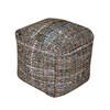 LJLB Versatile Seating Solution with Handcrafted Pouf, 250 lb Capacity,