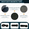 Zihvfzu 2 Pack Magnetic Hook Straps, 2.59" Cable Management Wrap,