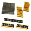 fogman Price Card Price Table Set Plate Price Tag Cube