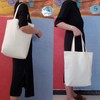 Veyist 4 Pcs Reusable Large Canvas Tote Bags, Blank Multi-purpose