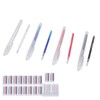 100Pcs Heat Erase Pens Erasable Smoother Writing Various Colors Fabric