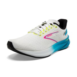 Brooks Women’s Hyperion Neutral Running Shoe - White/Blue/Pink - 11 Medium