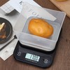 Electric Kitchen Food Scale Stainless Steel ABS Waterproof Clear Display