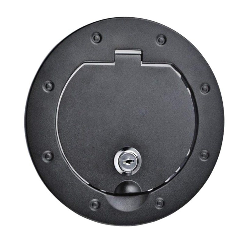 KACEPAR Locking Fuel Tank Cover, 2007-2018 Compatible with Jeep Wrangler