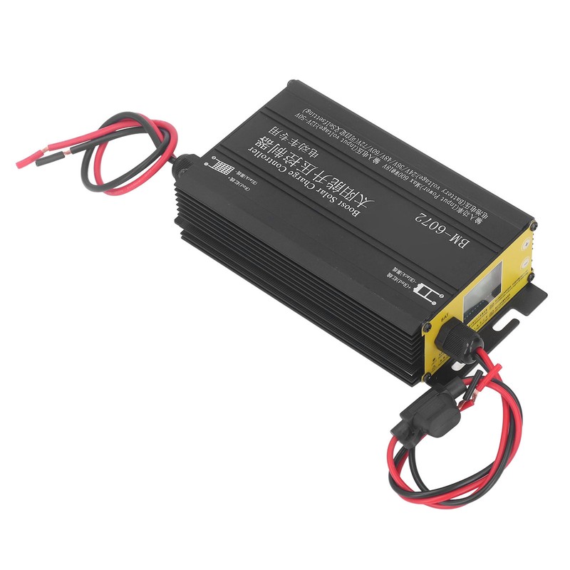 600W MPPT Boost Solar Charge Controller 12‑50V Input LCD Display