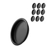 KOVOSCH 10 Pack Closet Door Finger Pull Black - 2-1/8”