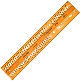 7mm ITALIC Lettering Letter Letters Guide Italics Drawing Drafting Template Stencil