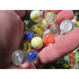 Unbranded Wholesale Glass Marbles by the Pound! ONLY $4.99 per lb. 5/8 INCH