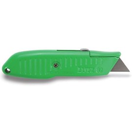 Lutz 30482#82 Safety Nose Retractable Blade Utility Knife - Green (82-GR)
