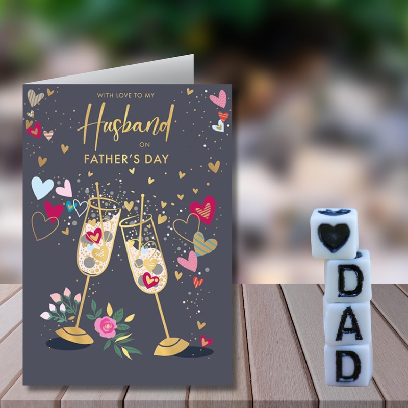 Words 'n' Wishes Father's Day Card for Husband, Sentimental Card