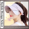 One Limitation CP432 Women's Simple Visor, Hat, Stylish, Running, Sun