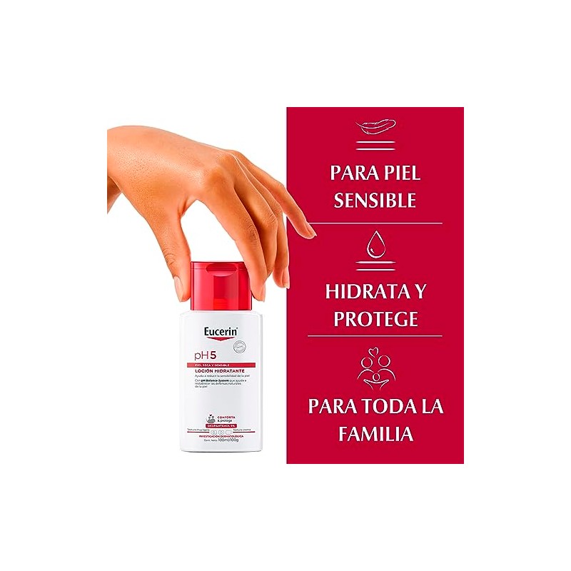 Eucerin Ph5 Loción Corporal Ligera Para Piel Sensible O Seca,