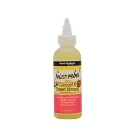 Aunt Jackie's Flaxseed Collection Coconut & Sweet Almond Growth Oil Frizz Rebel with Twist Spout Dispenser