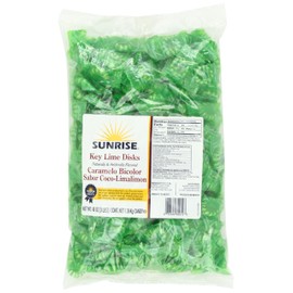 Sunrise Confections Key Lime Disks - Hard Candy 3 Pound Bag
