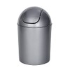 WENKO Swing top bin Economic in grey, PP, 20 x
