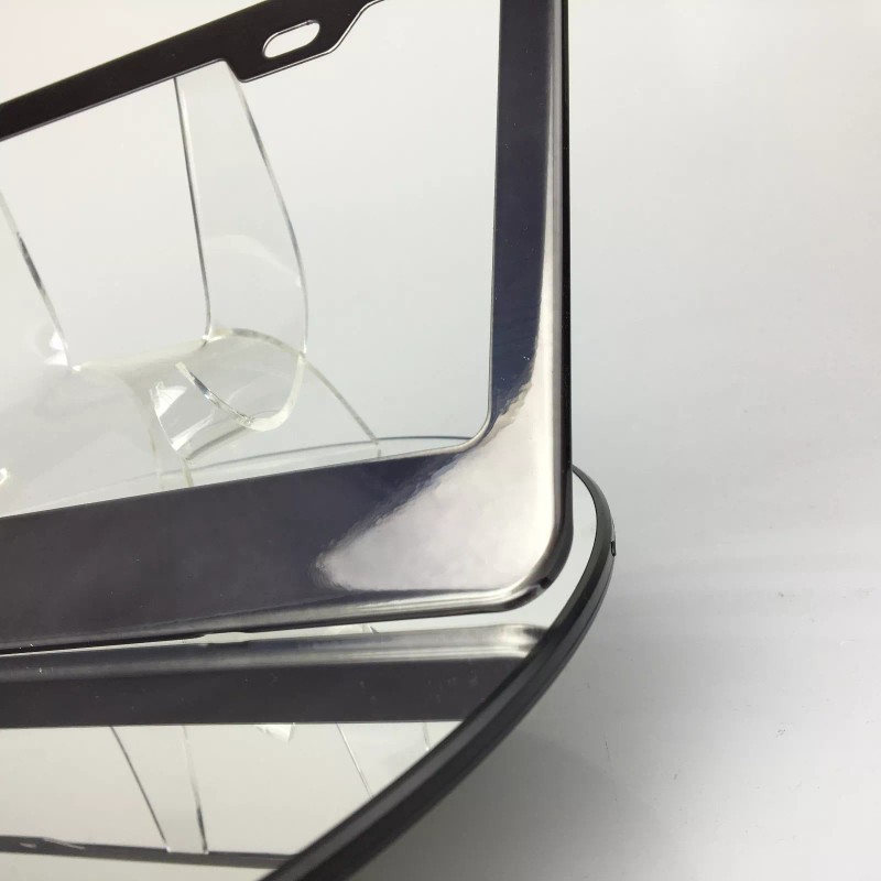 MotorVehicleParts Powder Coated Black Chrome Stainless Steel License Plate Frame