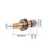 Centre Spindle Fits Kuroma Model Xl Canmac Makfry Pressure Chicken