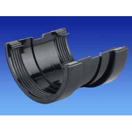 5T509 OSMA Superline Gutter Joining Bracket Union Black