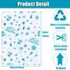 Jwssor Christmas Tissue Paper,20sheets Xmas Tissue Paper,Blue Santa