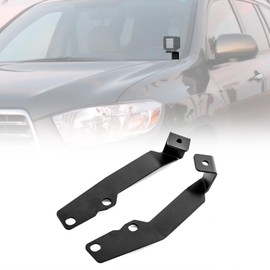 WeiSen Hood Hinge Ditch Light Mount Bracket for Auxiliary Offroad Pod Work Light Compatible with Toyota Highlander 2008-2013