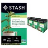 Stash Tea Peppermint Herbal Tea - Naturally Caffeine Free, Non-GMO