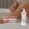 Crema Corporal Con Aceite De Coco Y Colágeno 400 Ml